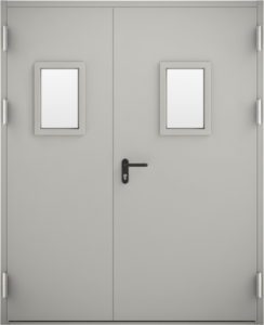 Противопожарная белая дверь / серия FRM55531